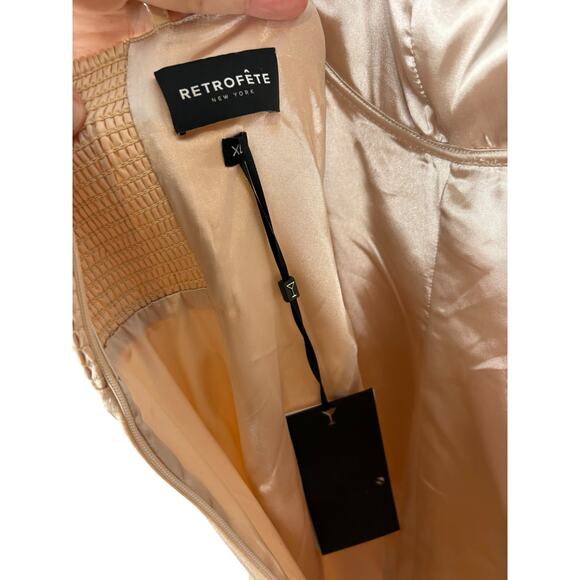 Retrofete Cosmo Mini Dress Underwire Satin Party Summer Spring Statement Size XL - Picture 13 of 16